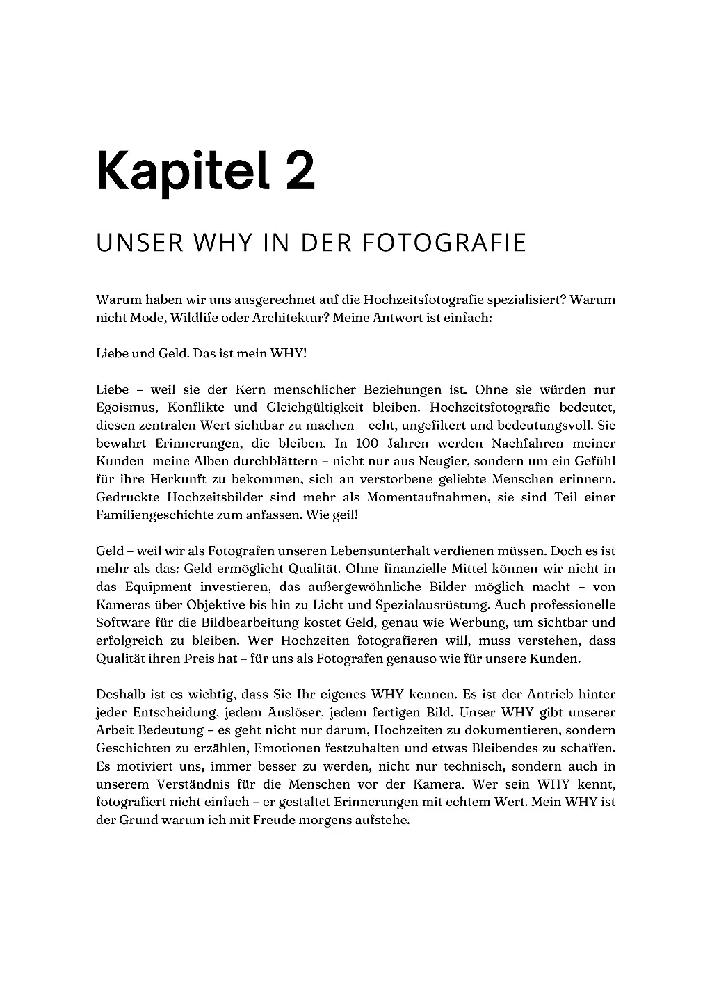 Hochzeiten fotografieren – Leseprobe Seite 8