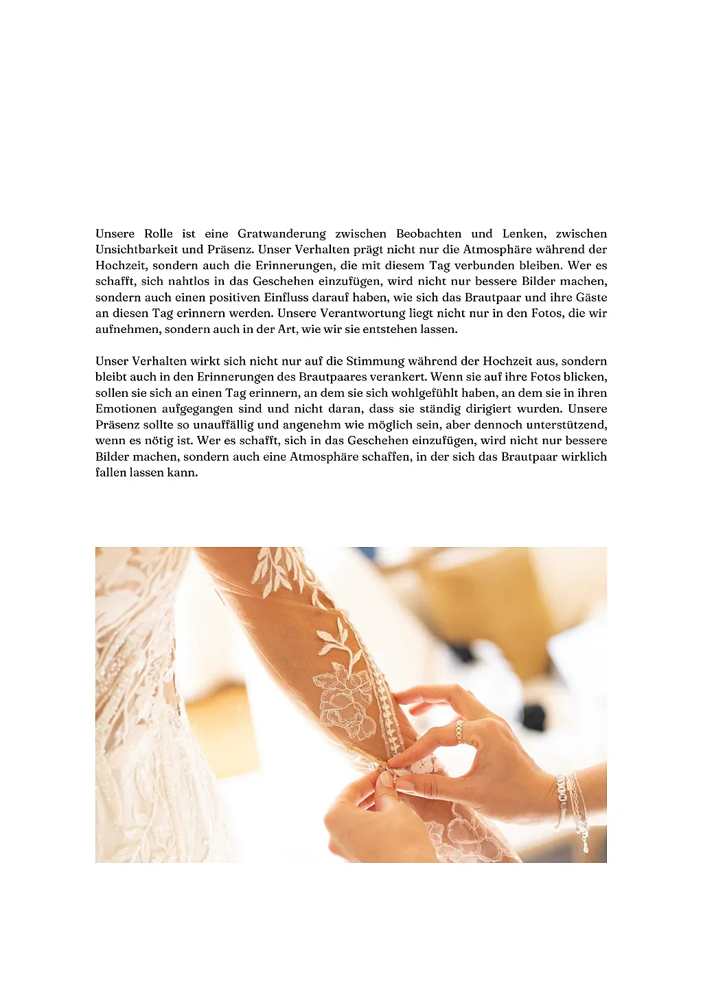 Hochzeiten fotografieren – Leseprobe Seite 15